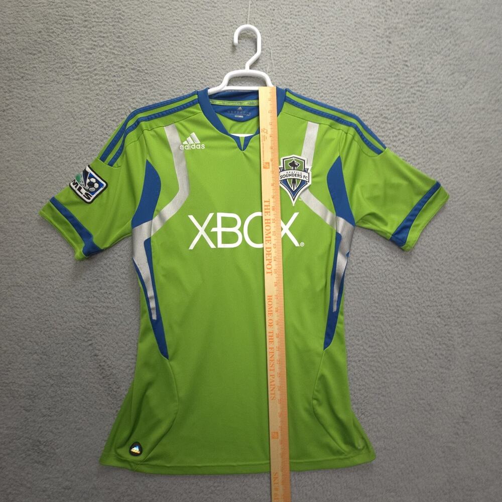 Seattle Sounders Jersey Mens Medium Adidas Climacool 11/12 Home Jhon Hurtado #34 - Picture 3 of 16